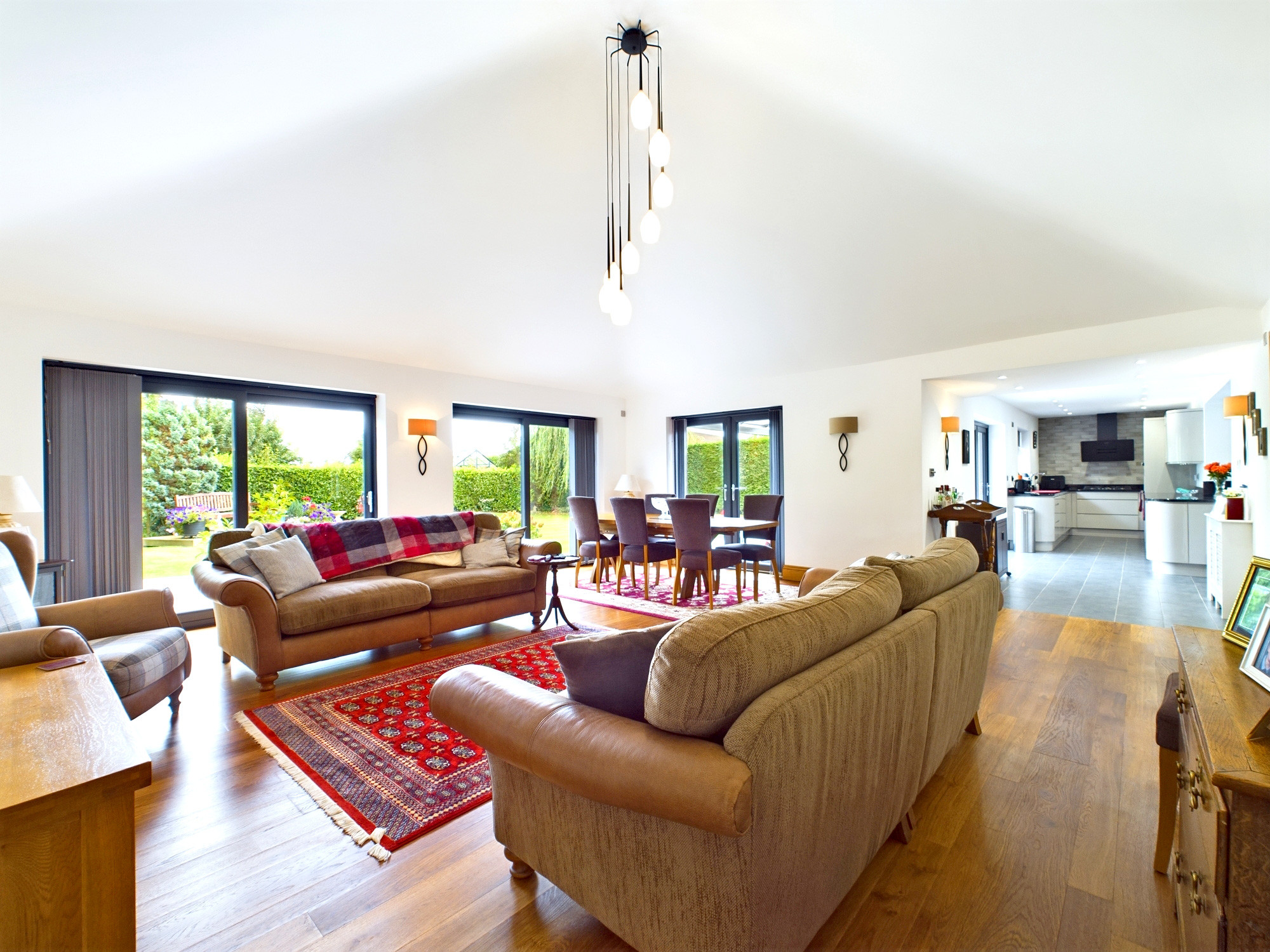 Open plan living room