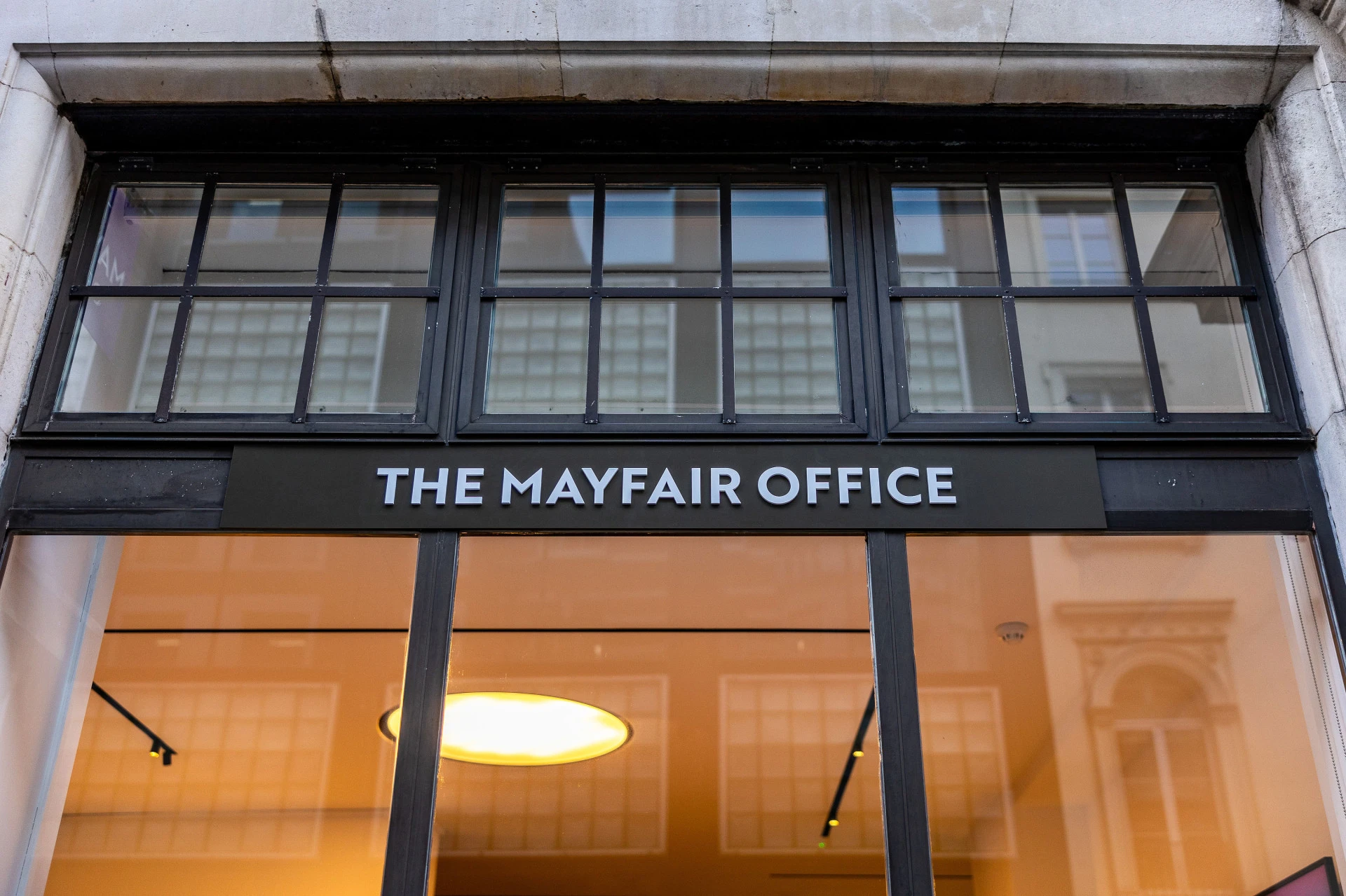 Mayfair office frontage