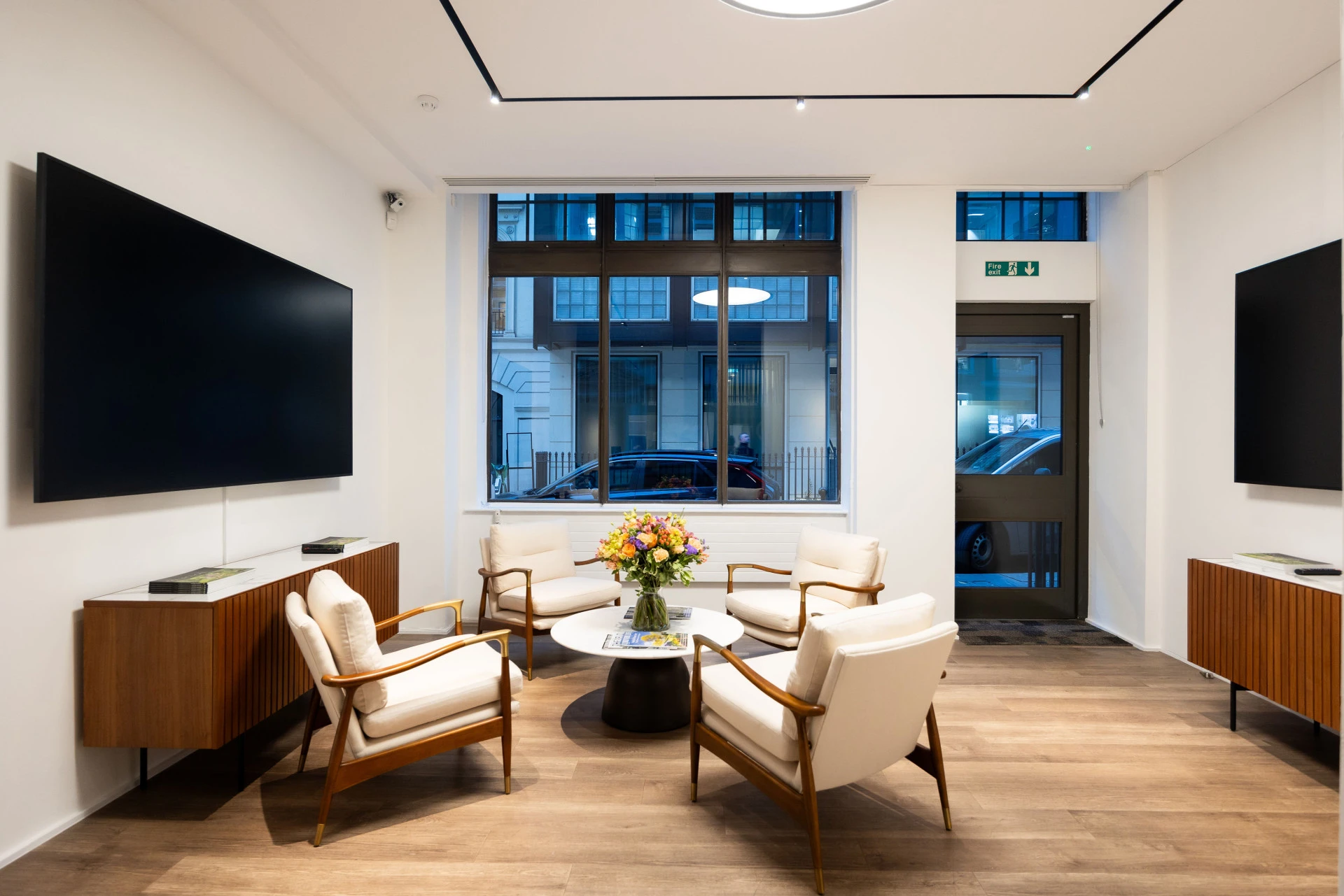 Mayfair office foyer